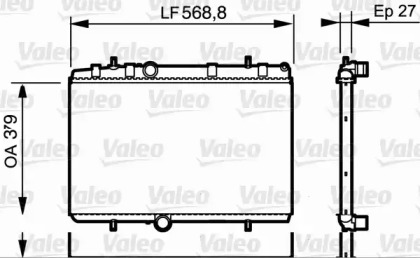 Теплообменник VALEO 734338