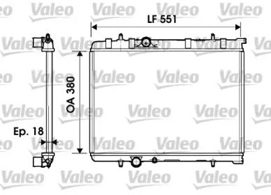 Теплообменник VALEO 734346