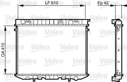 Теплообменник VALEO 734353