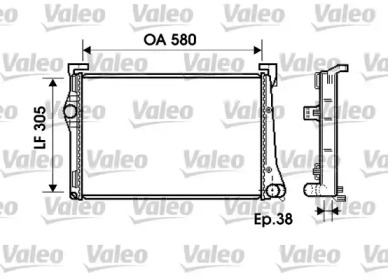 Теплообменник VALEO 734361