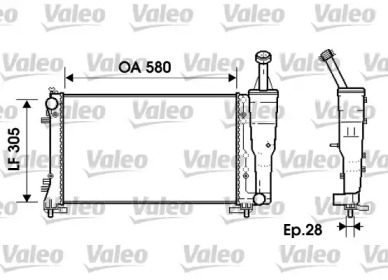 Теплообменник VALEO 734362