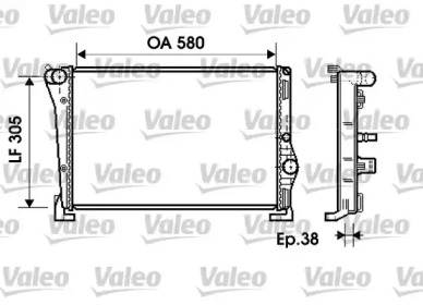 Теплообменник VALEO 734364