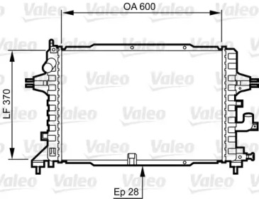 Теплообменник VALEO 734380