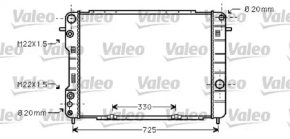 Теплообменник VALEO 734389