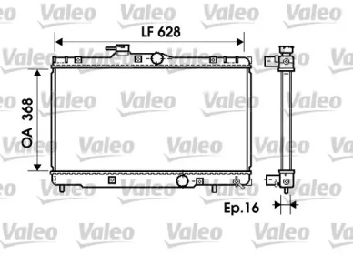 Теплообменник VALEO 734390