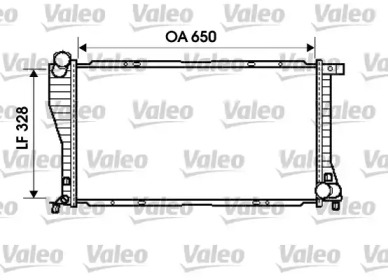 Теплообменник VALEO 734394