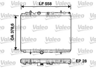 Теплообменник VALEO 734398