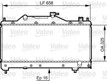 Теплообменник VALEO 734401