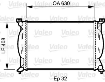 Теплообменник VALEO 734418