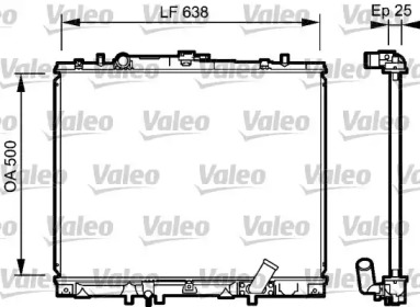 Теплообменник VALEO 734424