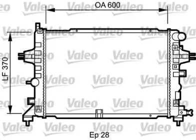 Теплообменник VALEO 734432