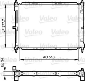 Теплообменник VALEO 734436