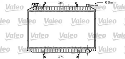 Радиатор, охлаждение двигателя VALEO 734446