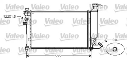 Теплообменник VALEO 734454