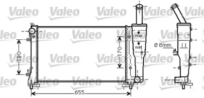 Теплообменник VALEO 734458