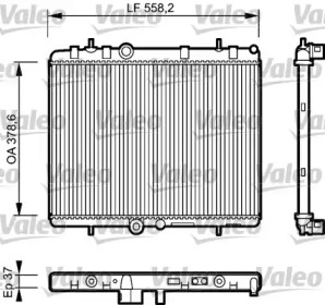 Теплообменник VALEO 734463