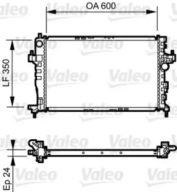 Теплообменник VALEO 734464