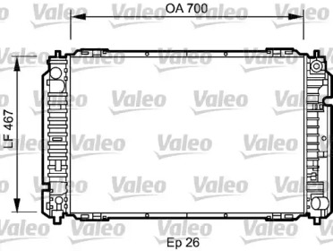 Теплообменник VALEO 734467