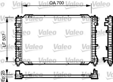 Теплообменник VALEO 734468