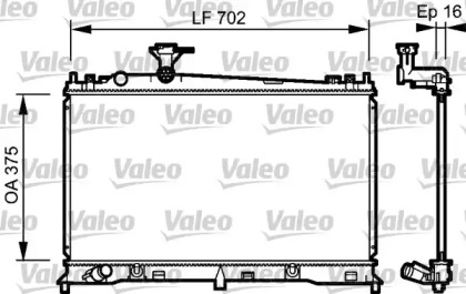 Теплообменник VALEO 734483