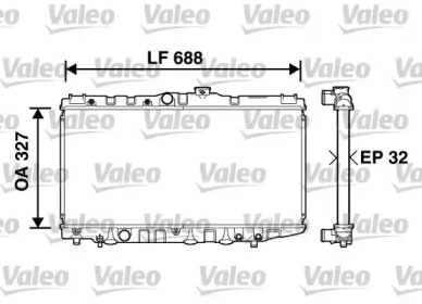 Теплообменник VALEO 734558