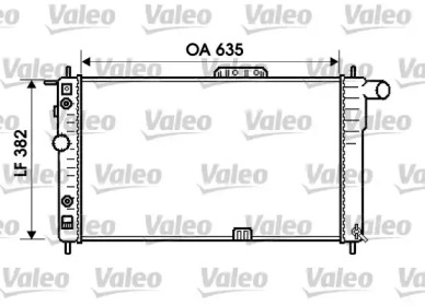 Теплообменник VALEO 734596