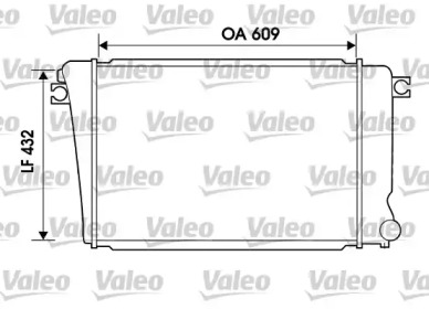 Теплообменник VALEO 734614