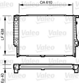 Теплообменник VALEO 734615