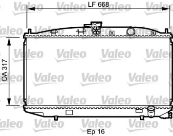 Теплообменник VALEO 734623