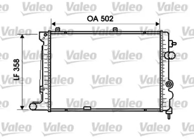 Теплообменник VALEO 734644