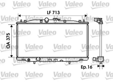 Теплообменник VALEO 734703