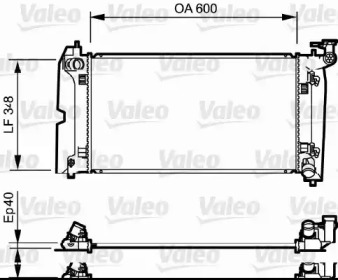 Теплообменник VALEO 734711