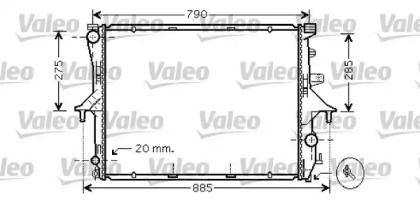 Теплообменник VALEO 734740