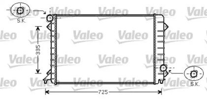 Теплообменник VALEO 734754