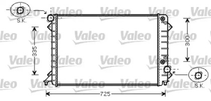 Теплообменник VALEO 734755