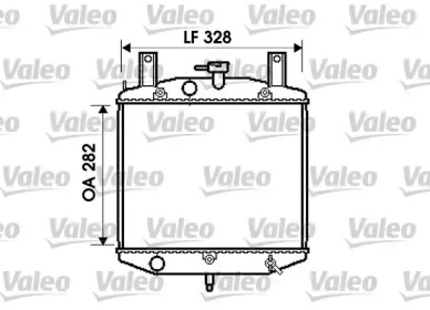 Теплообменник VALEO 734758