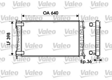 Теплообменник VALEO 734760