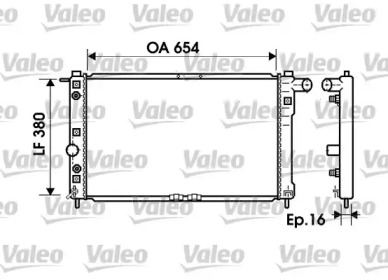 Теплообменник VALEO 734765