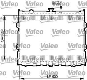 Теплообменник VALEO 734784