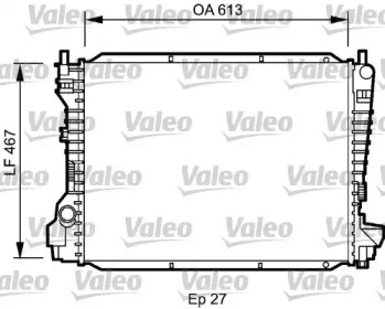 Теплообменник VALEO 734786