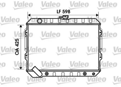 Теплообменник VALEO 734809