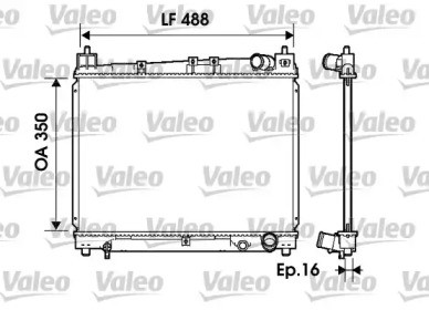 Теплообменник VALEO 734840