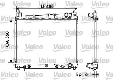 Теплообменник VALEO 734841