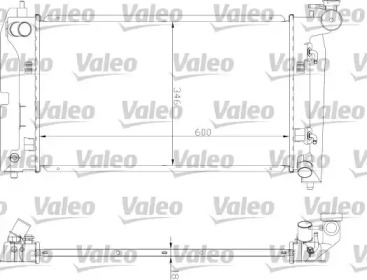 Теплообменник VALEO 734851