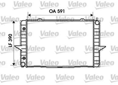 Теплообменник VALEO 734856