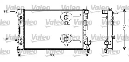 Теплообменник VALEO 734859