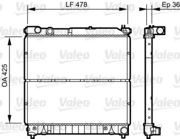 Теплообменник VALEO 734919