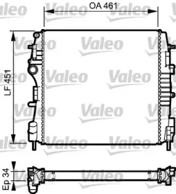 Теплообменник VALEO 734922