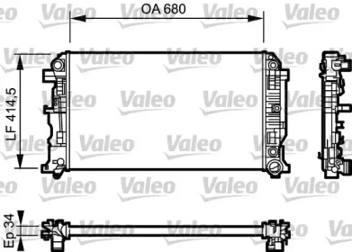 Теплообменник VALEO 734929