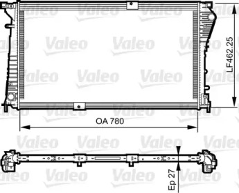 Теплообменник VALEO 734931